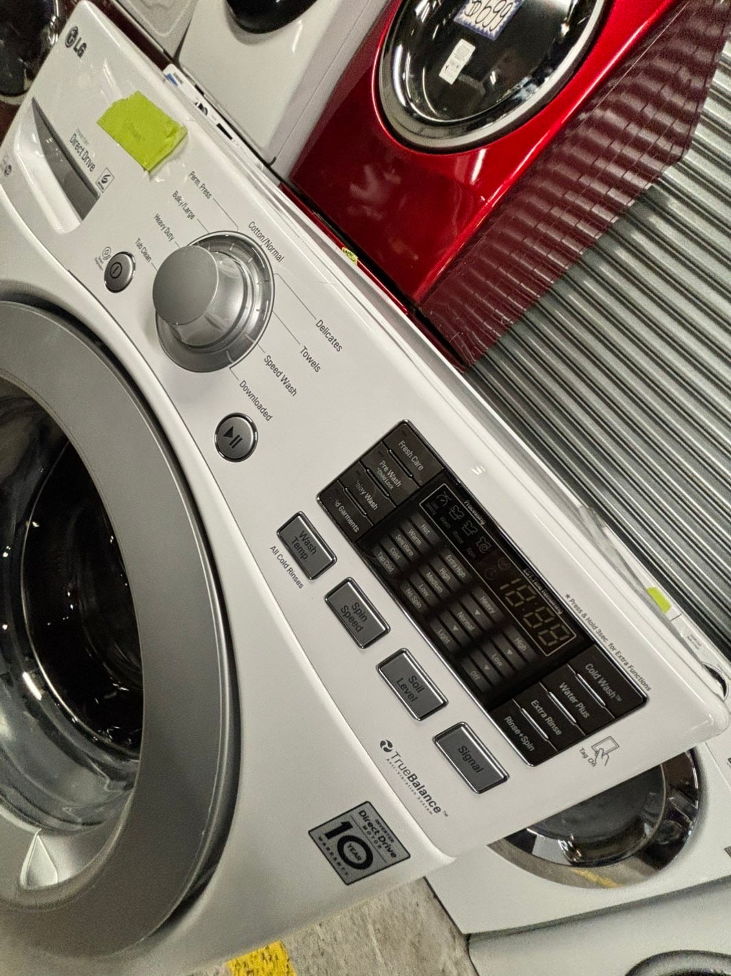 -📢black Friday sale 🦃 LG front load steam washer 4.5cu.ft large capacity stainless steel drum used-refurbished #FWLG15B