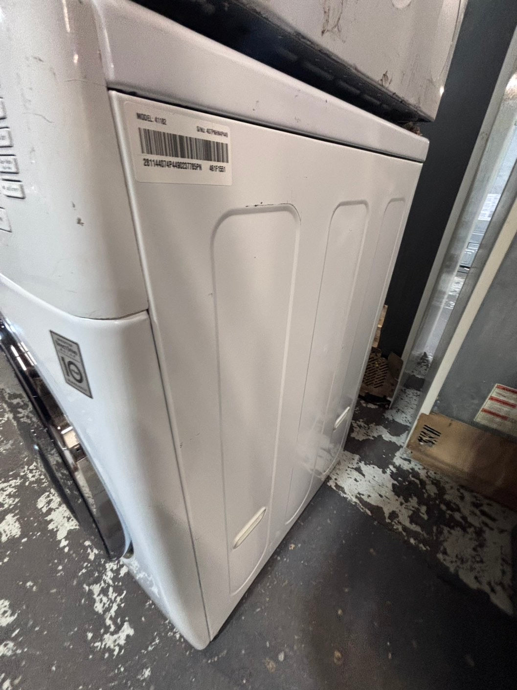 >*early July 4th special 🇺🇸kenmore washer & LG dryer mix & match set electric 220v front load stackable or side by side - sensor dry in white color #WH4YSET