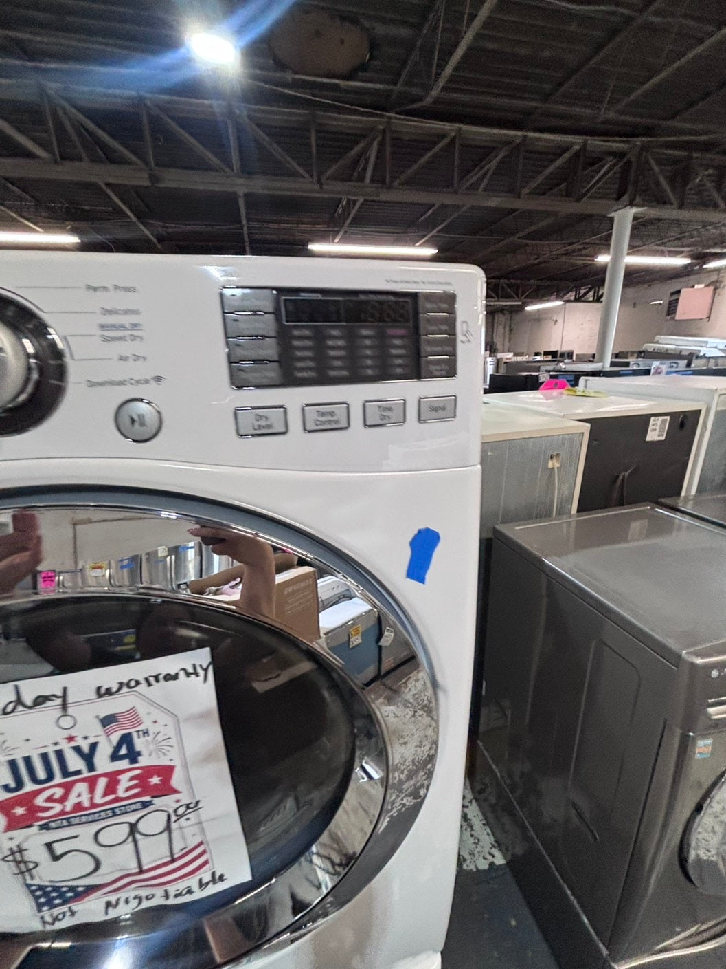 >*early July 4th special 🇺🇸kenmore washer & LG dryer mix & match set electric 220v front load stackable or side by side - sensor dry in white color #WH4YSET