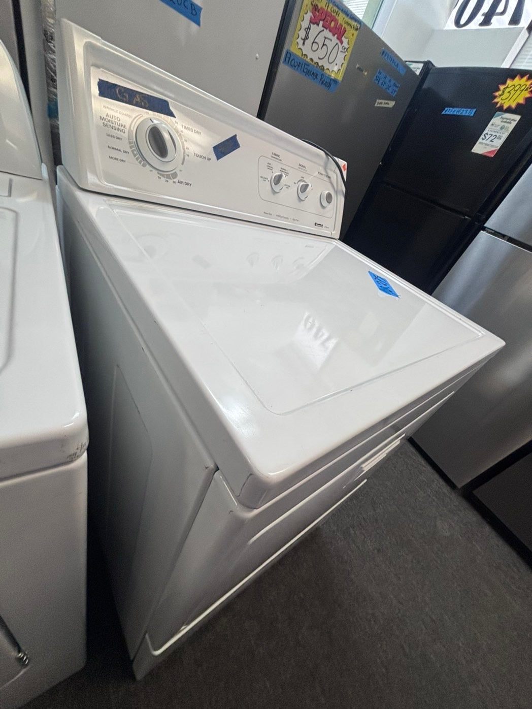 >>kenmore GAS dryer side x side large capacity 27" used-Refurbished #GDG76FL