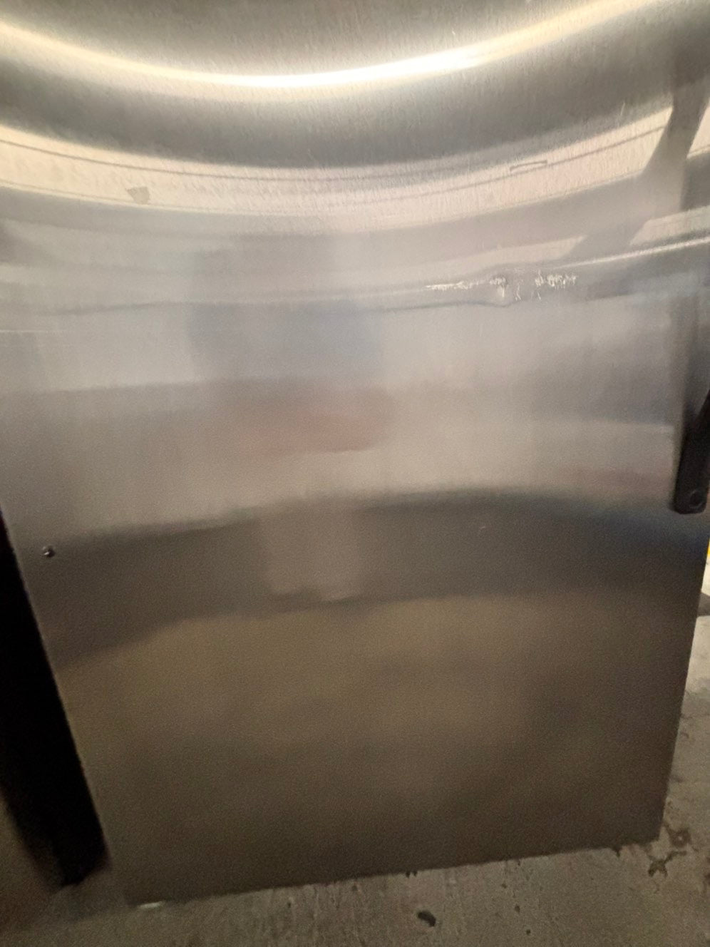 >Whirlpool 30” top freezer fridge stainless steel used-refurbished #RF117B