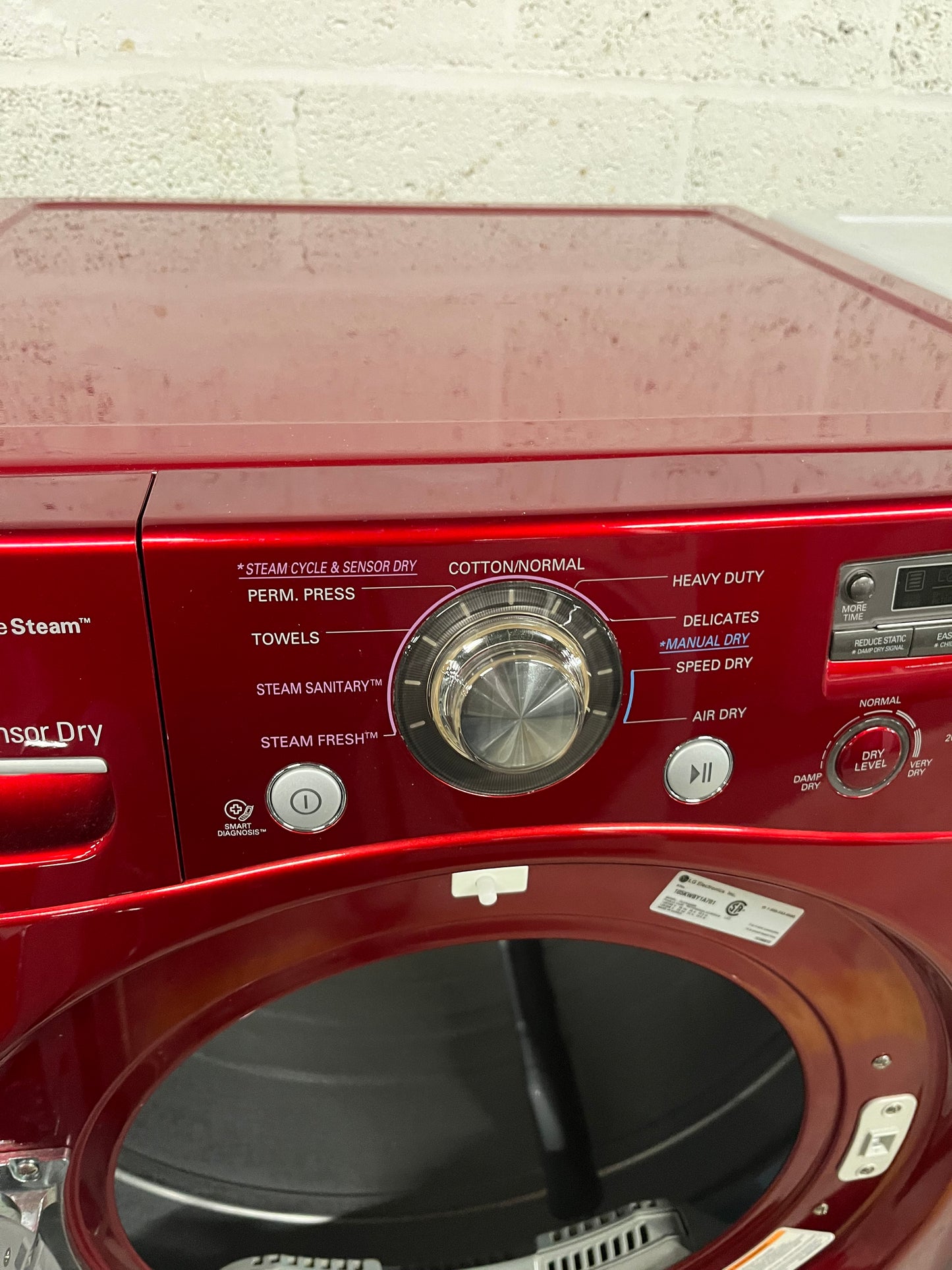 -🔥Black Friday ‼️LG Red Steam Front-Load Electric Dryer With 7.3 Cu. Ft. Capacity stackable 220v dryer  27" #EDLG51B