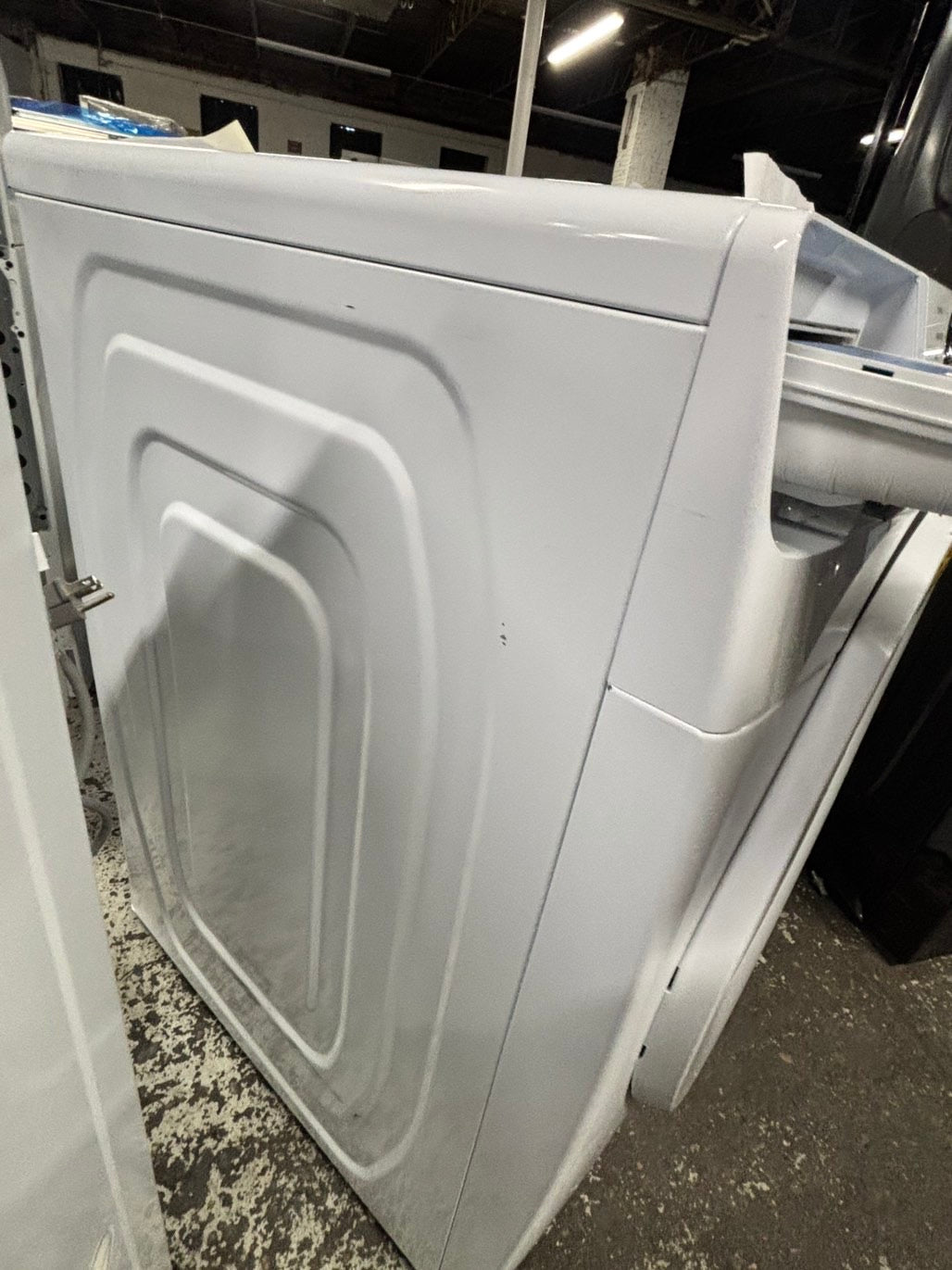 Samsung -new scratch and dent  open box 📦 front load stackable or side by side washer white  27" #SFW667B