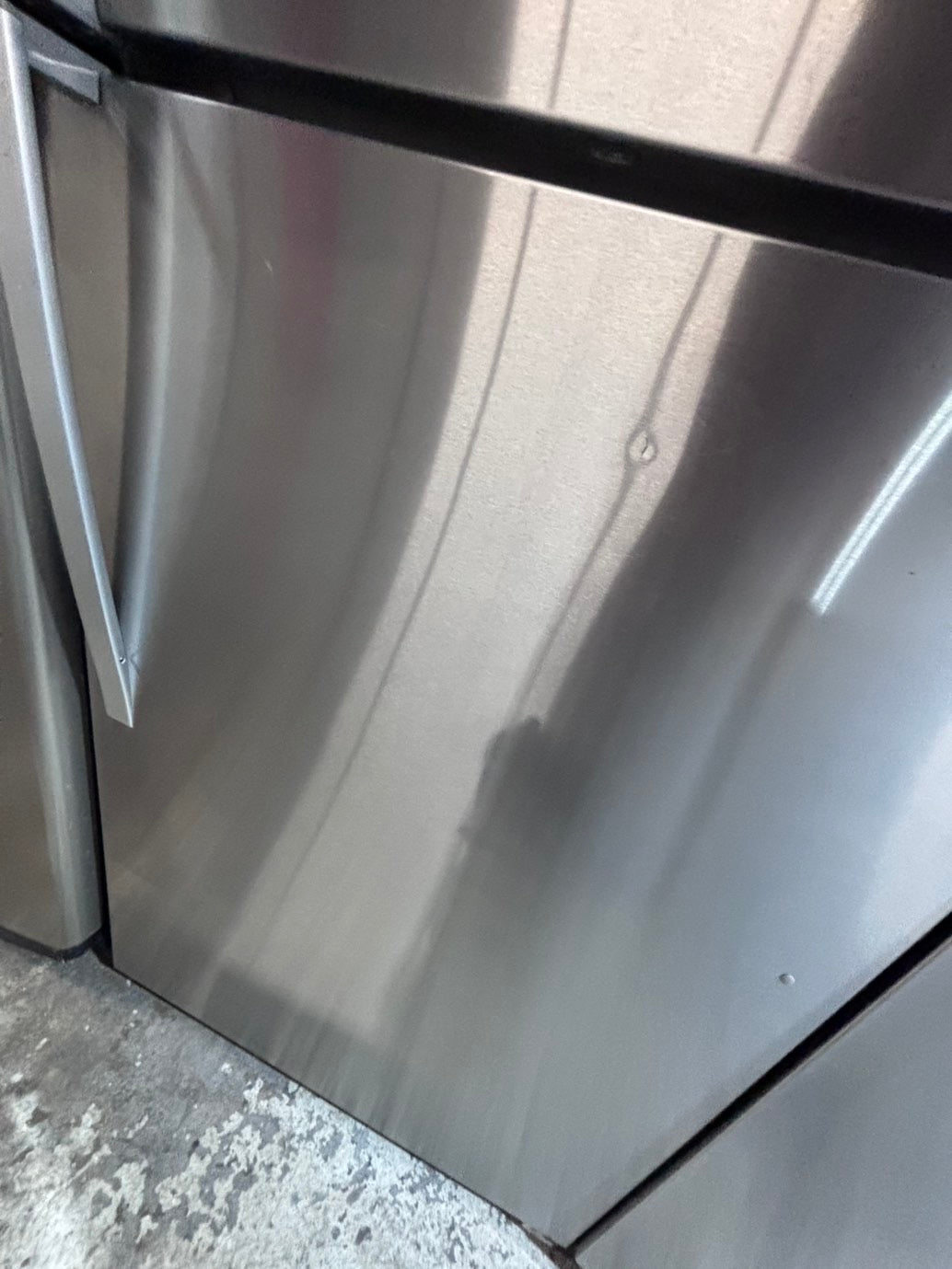 >*Whirlpool top freezer refrigerator stainless steel used-refurbished 30" #RFC769B