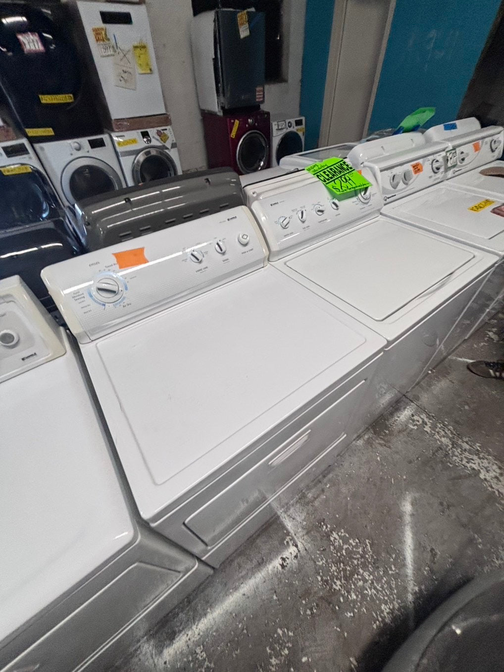 }sale 🔥🔥KENKORE  top load washer with agitator & electric dryer 220v  set   top load side by side working 💯  with warranty top load side by side #SKS61YB