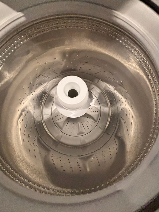 >Whirlpool Top load washing machine w agitator stainless steel drum 27" used-Refurbished #WFBZ23B