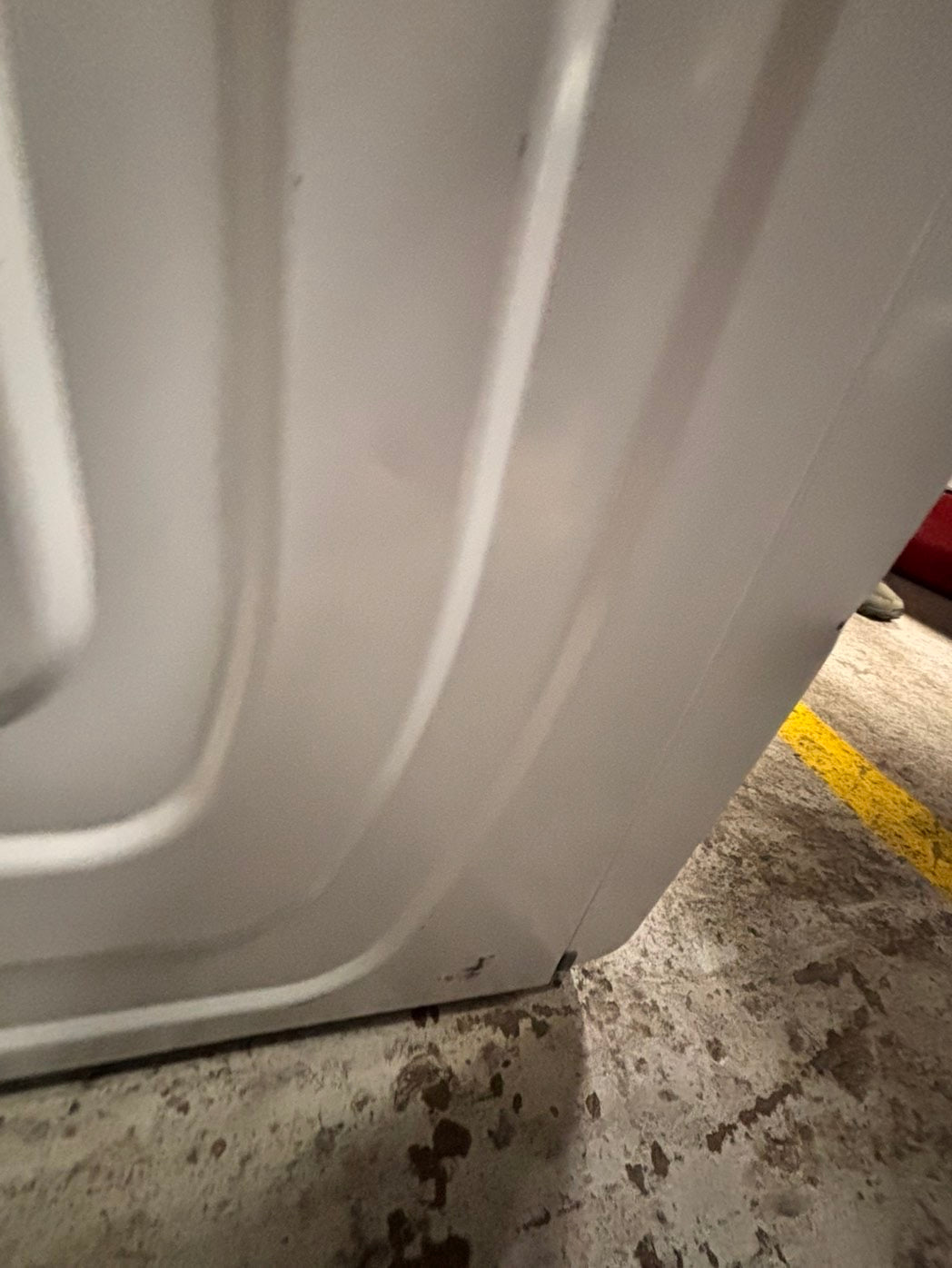 >Samsung white washer 4.5cu. ft. Large capacity, in great condition 27” stackable or side by side  used-refurbished  #SW6RZ4