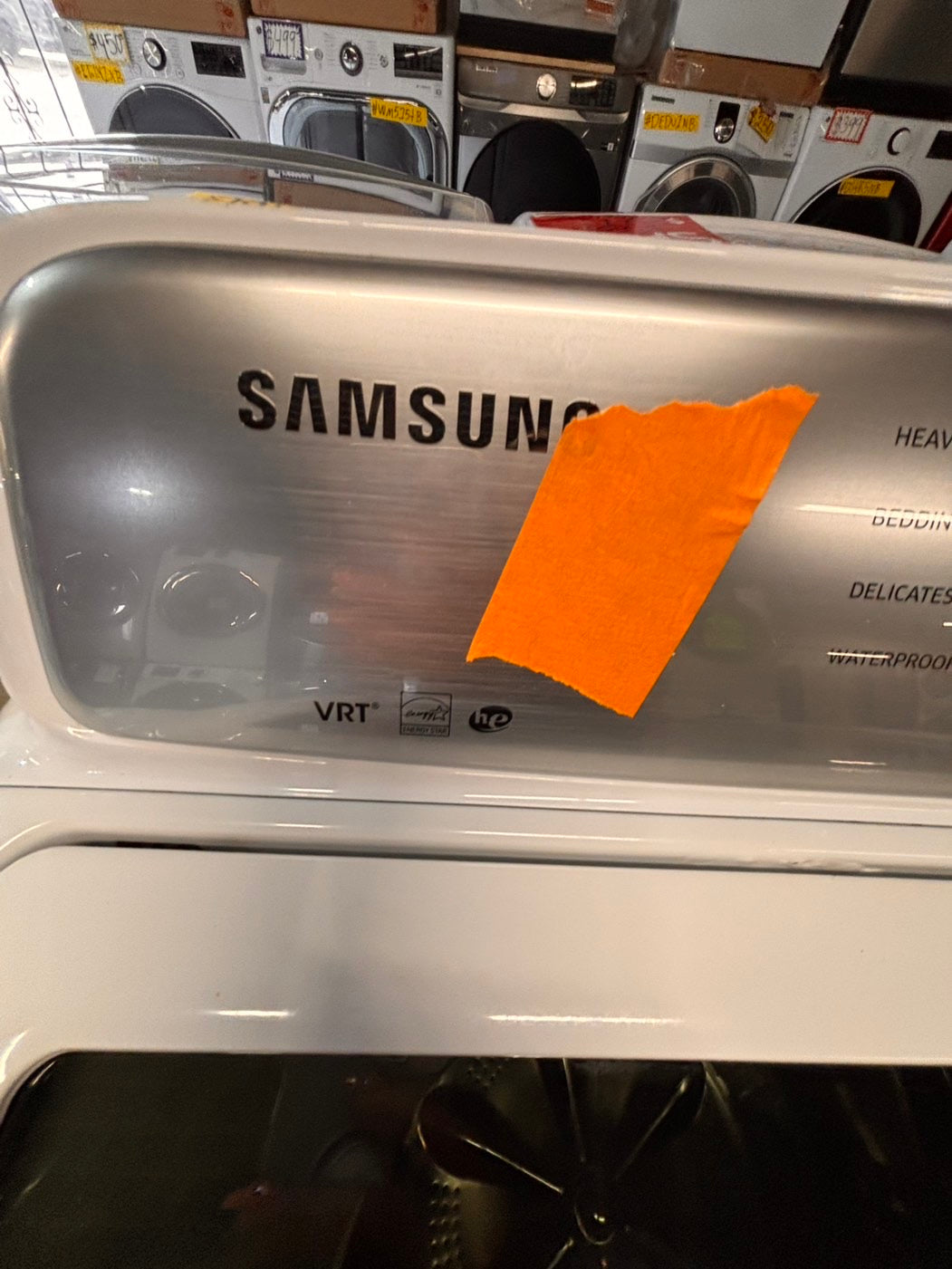 >*special 🔥Samsung white color , Top load washer  Large capacity stainless steel Drum used,refurbished #SAYZ882B