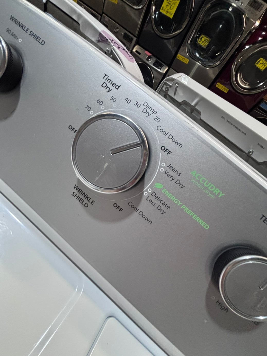 >*whirlpool 29” large capacity gas  dryer 110v side by side used-refurbished #M99AMAB