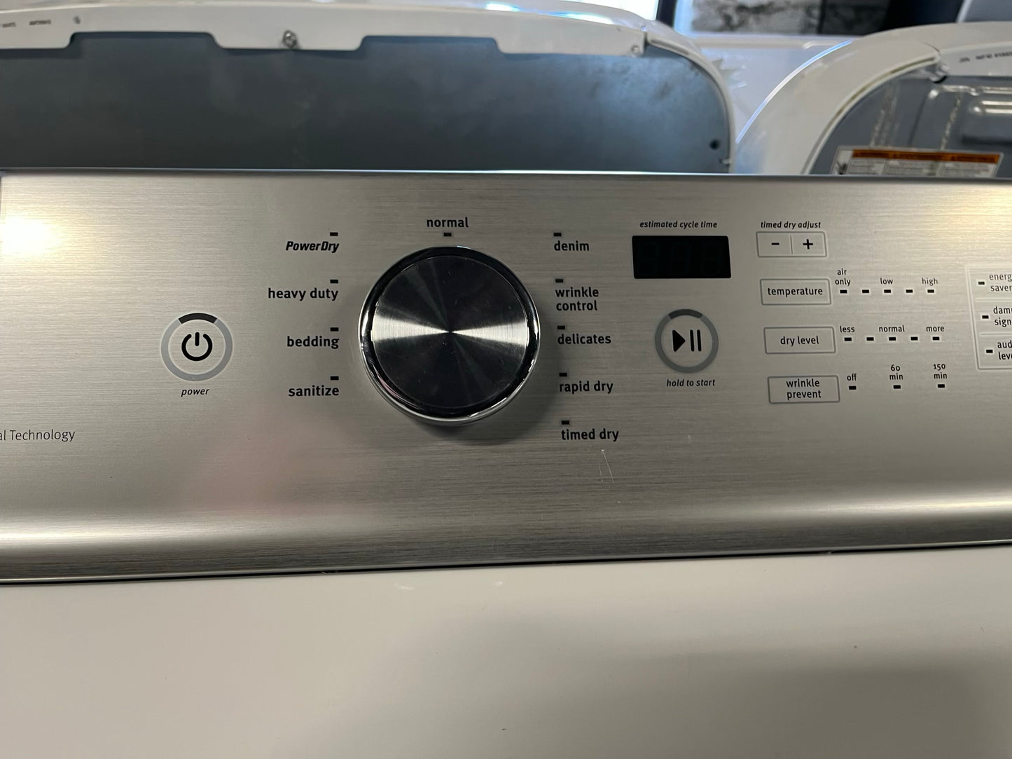 - Maytag electric dryer 220v large capacity in white #ED893CB