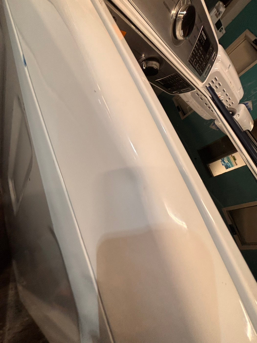 >*special 🔥Samsung white color , Top load washer  Large capacity stainless steel Drum used,refurbished #SAYZ882B