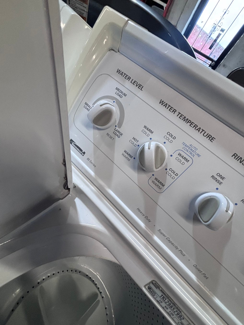 }sale 🔥🔥KENKORE  top load washer with agitator & electric dryer 220v  set   top load side by side working 💯  with warranty top load side by side #SKR62YB