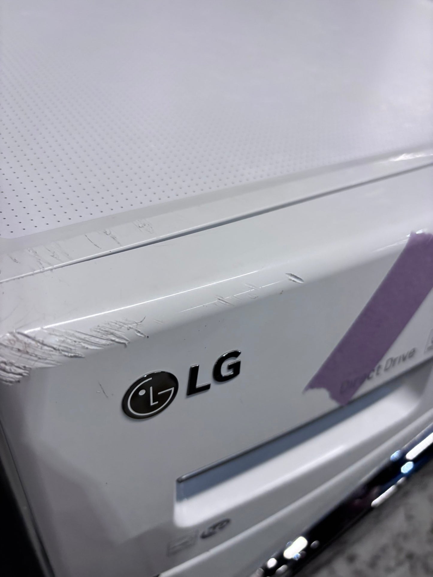 >*sale🔥🎈LG HE washer 4.5cu.ft white color stainless steel drum large capacity used-refurbished #WFTT17B