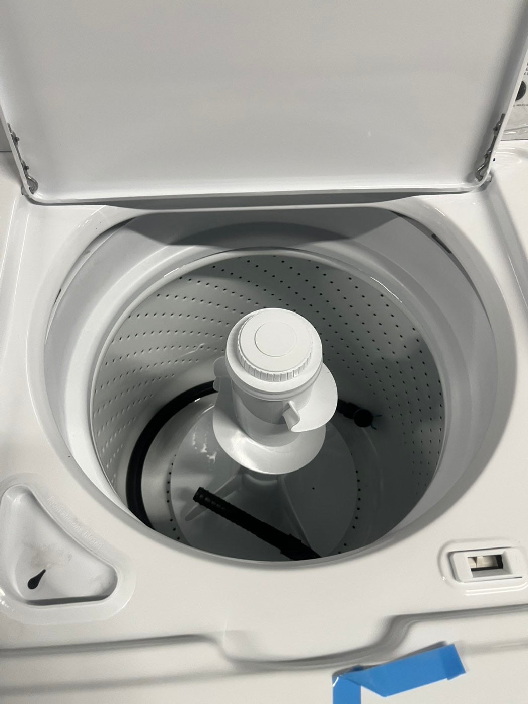 Open box 📦 New S/d Amana Top load washer 3.5 cu.ft and Top load Gas dryer 6.5 cu.ft  set white #AMW35B