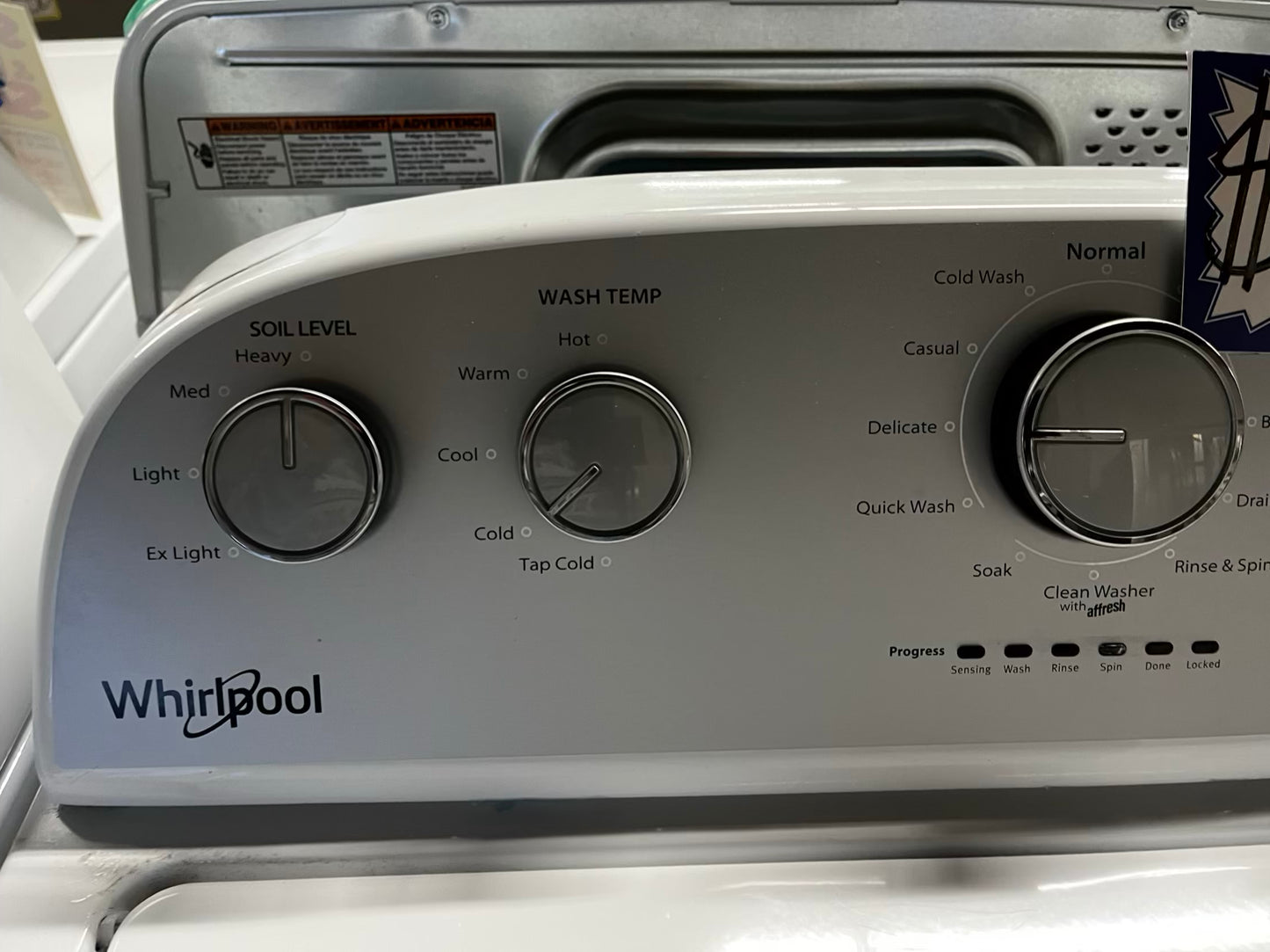 🎁 holiday sale🎄🎁Whirlpool Top load washing machine large capacity w agitator 27" Refurbished #WM36PA1B