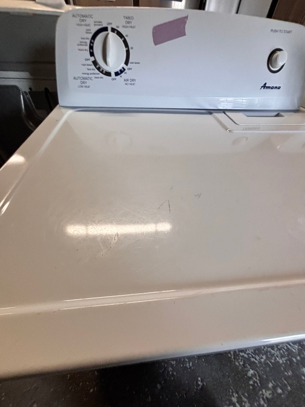 >Amana 29” large capacity electric dryer 220v side by side used-refurbished #AEDZ66B