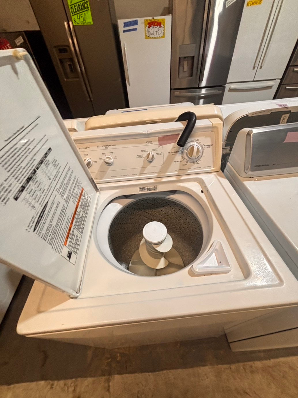>*sale🎈kenmore heavy duty Top load washing machine w agitator 27" in good condition,used-Refurbished #TW4526B