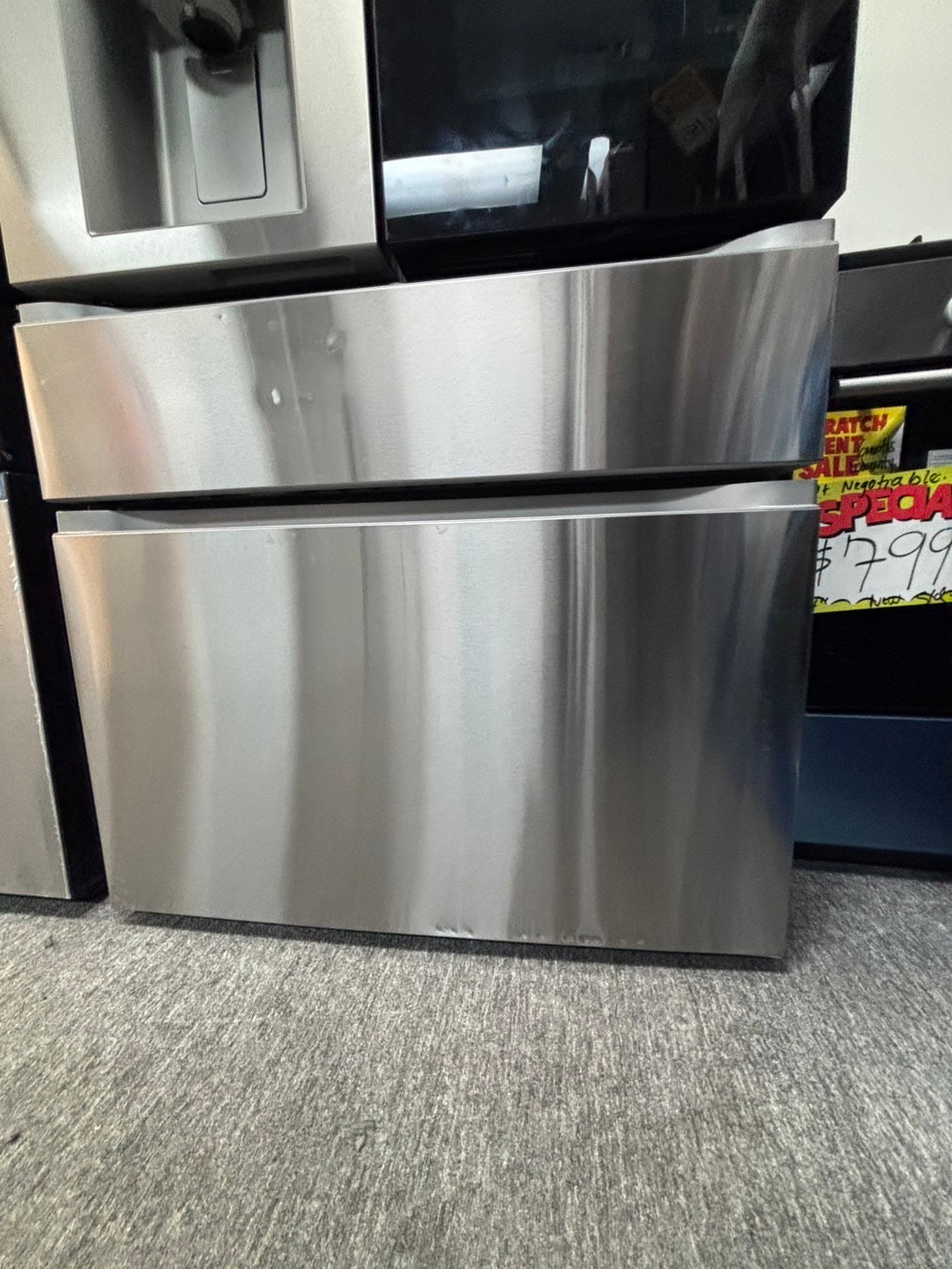 >special🎈LG New open box 📦 Refrigerator instaview with ice maker & water dispenser - Stainless Steel  #RZ33USL