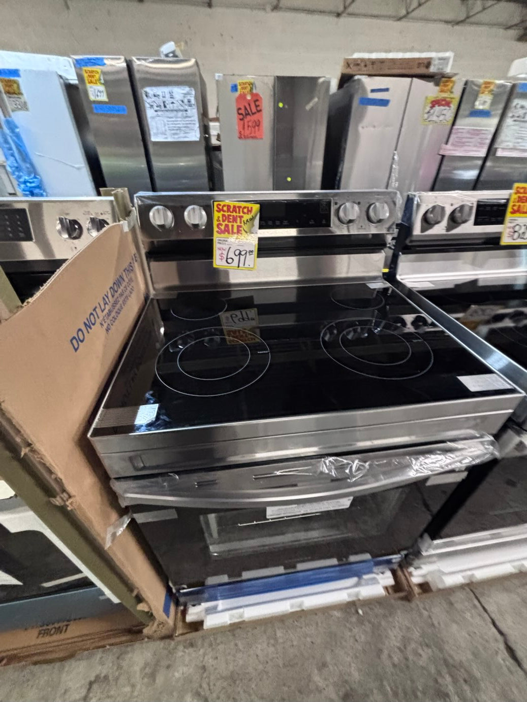 } new open box 📦 samsung four burner stainless steel  ,bake broil , self clean #WP546SB