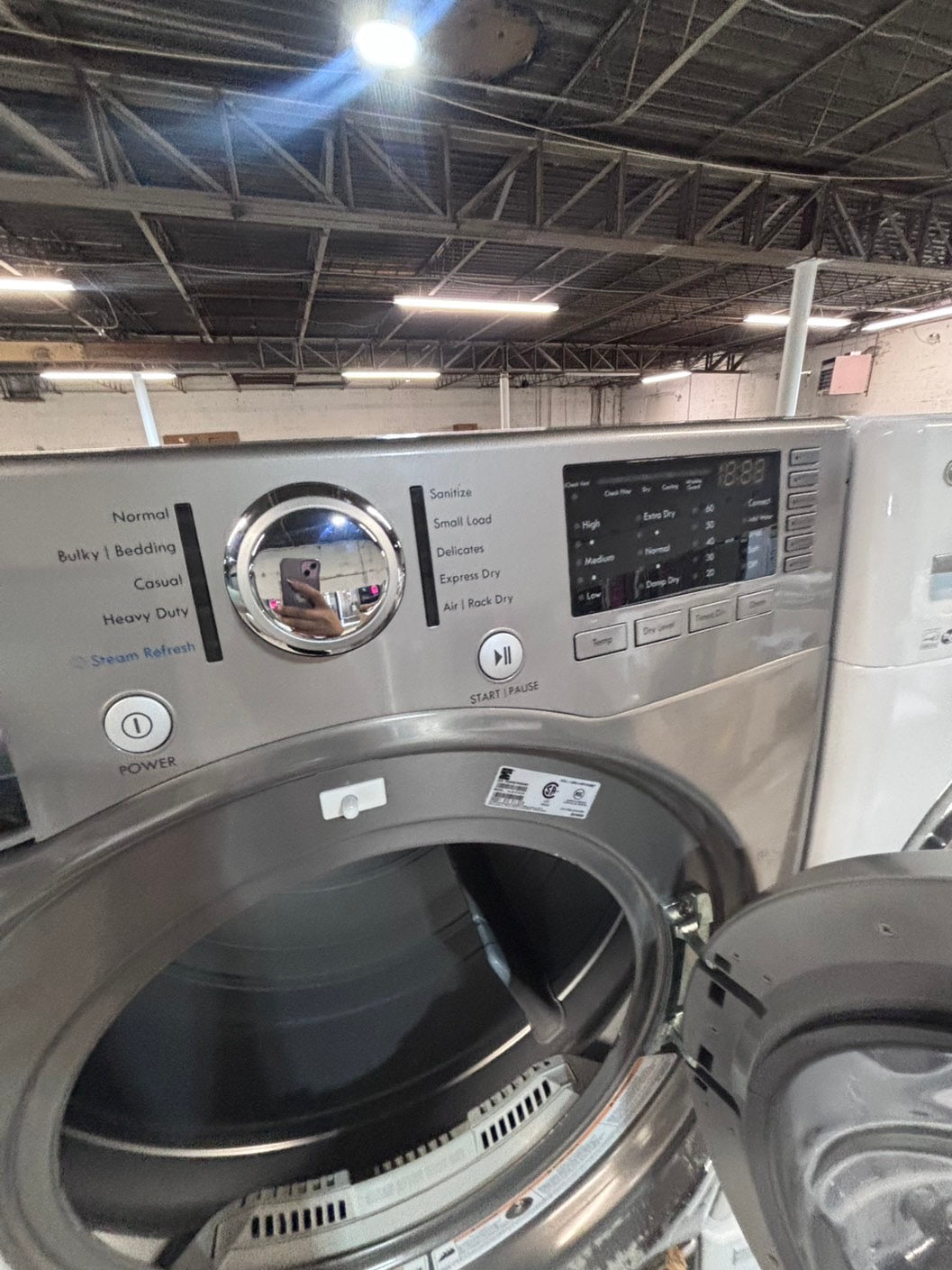 >*early July 4th special 🇺🇸kenmore washer & dryer set electric 220v front load stackable or side by side - sensor dry in gray color #GSS2BSET