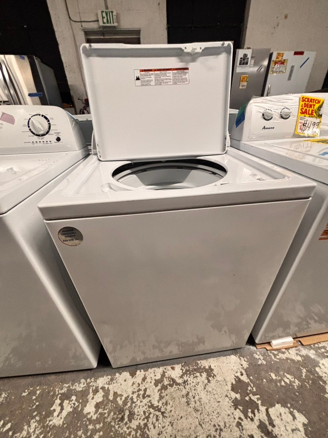 >Special price🎉 Whirlpool Top load washing machine w agitator 27" used-Refurbished #WWY33B