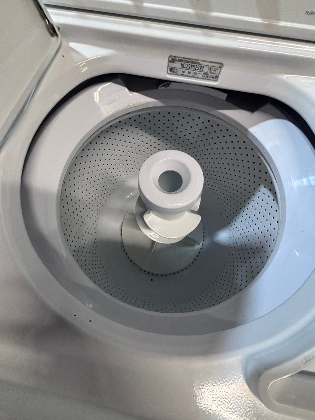 }sale 🔥🔥KENKORE  top load washer with agitator & electric dryer 220v  set   top load side by side working 💯  with warranty top load side by side #SKR62YB