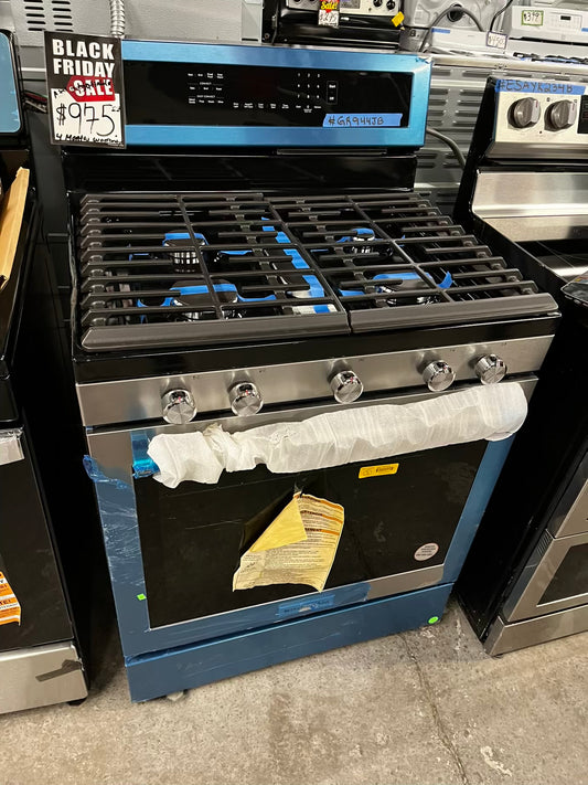 🎉 BLACK FRIDAY ⚡️ Open Box | Scratch & Dent KitchenAid 5.8 cu. ft. Gas Range with Self-Cleaning Oven in Stainless Steel #GR944JB