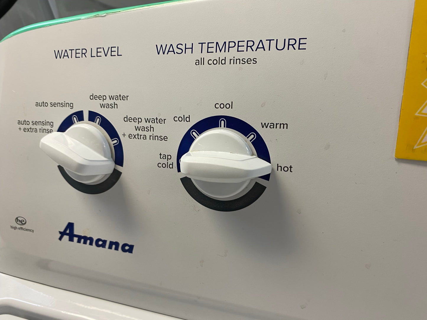 Amana top load washing machine with agitator large capacity 27" in #W868GL Refurbished