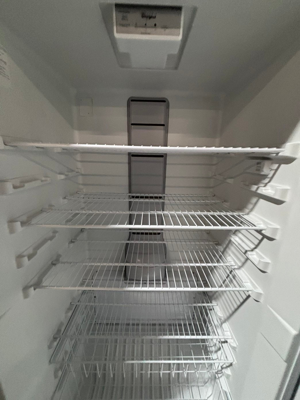 >>whirlpool 33”wide x 66 height x  25”depth up-right freezer white 20cu.ft Refurbished-used #RF5CZXB