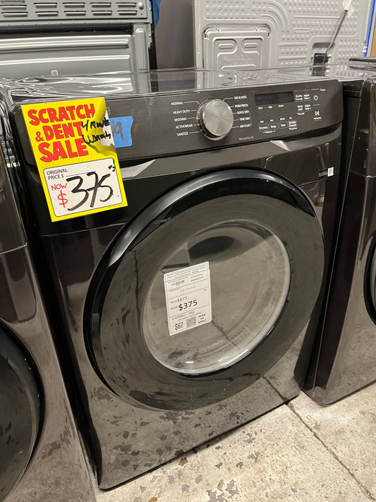 Open Box - Scratch & Dent Samsung - 7.5 Cu. Ft. Stackable Electric 220v Dryer with Sensor Dry - Fingerprint Resistant Black Stainless Steel 27" #ED488QB