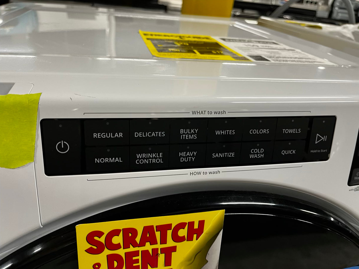 Open Box 📦 scratch & dent - Whirlpool 5.0 cu. ft. High Efficiency White Stackable Front Load Washing Machine with Load & Go XL Dispenser #WM132TB