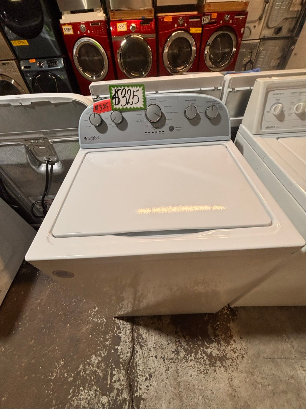 }}Whirlpool  Top load washing machine w agitator 27" in good condition,working 💯 with warranty ! used-Refurbished #AWT14TB