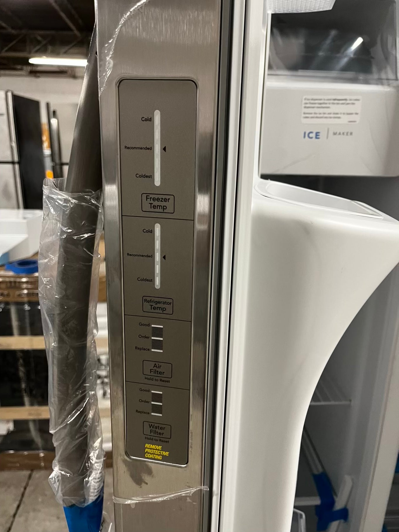 * 🎉 BlacK Friday ⚡️ Open Box 📦 | scratch & dent Frigidaire side x side  refrigerator w/ice water dispenser stainless steel 36" #RF34741B