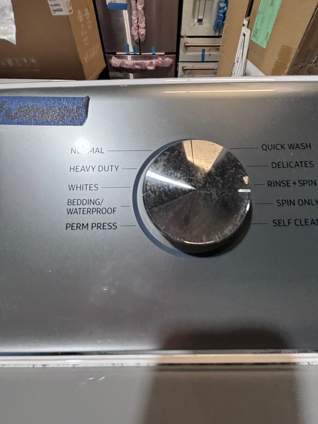>*samsung extra  Large capacity white color Top load washer Drum stainless steel used,refurbished #SAK4YB