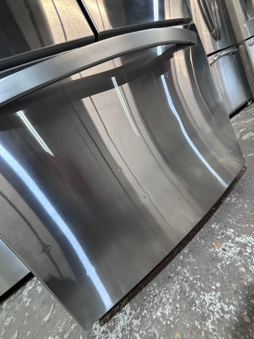 >>special price 💥LG  French door Refrigerator counter depth stainless steel w/ ice water dispenser great condition 36" used-refurbished #KVVF14B
