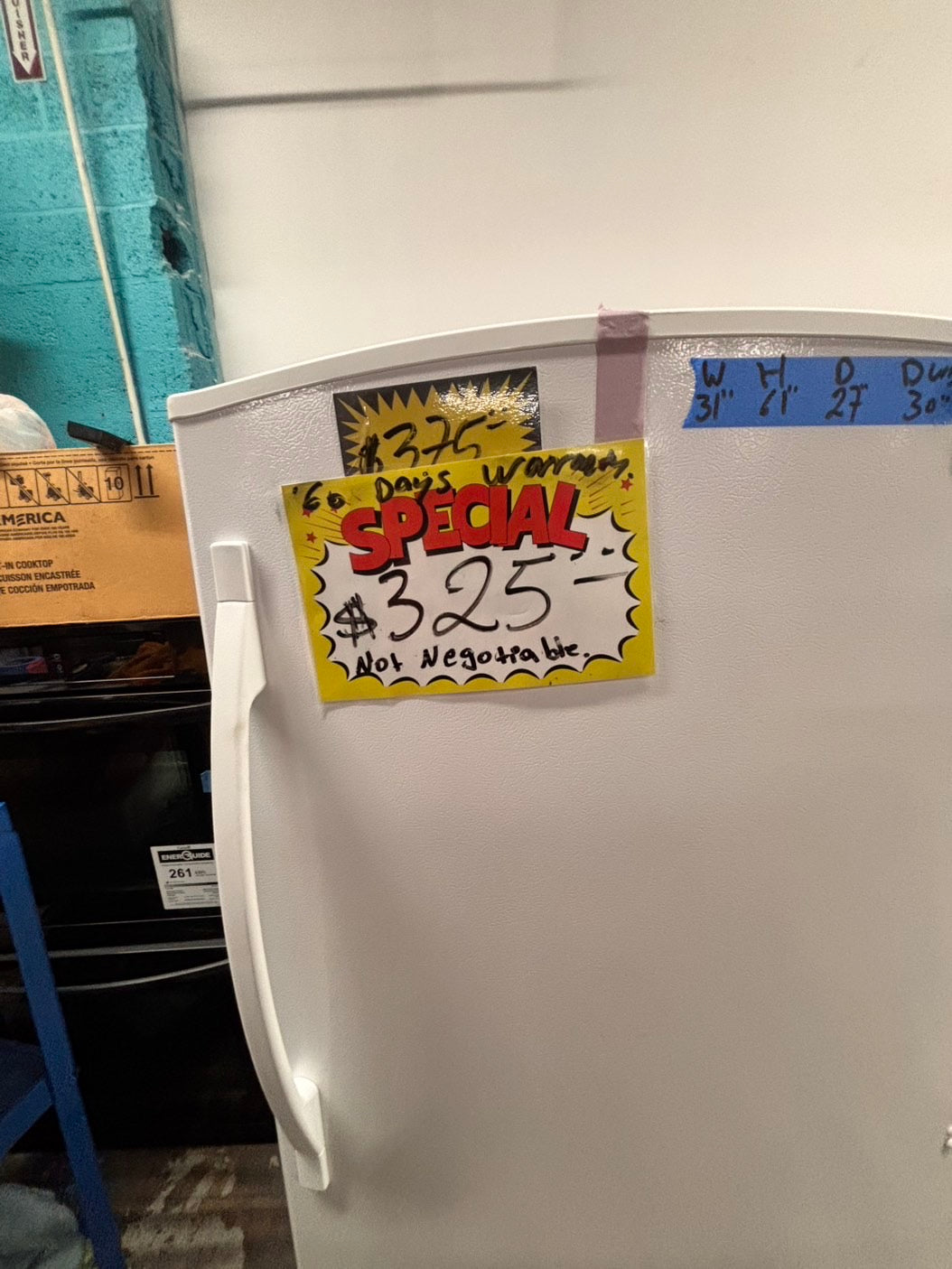 >special 💥maytag up-right freezer white Refurbished-used #RF67SHX