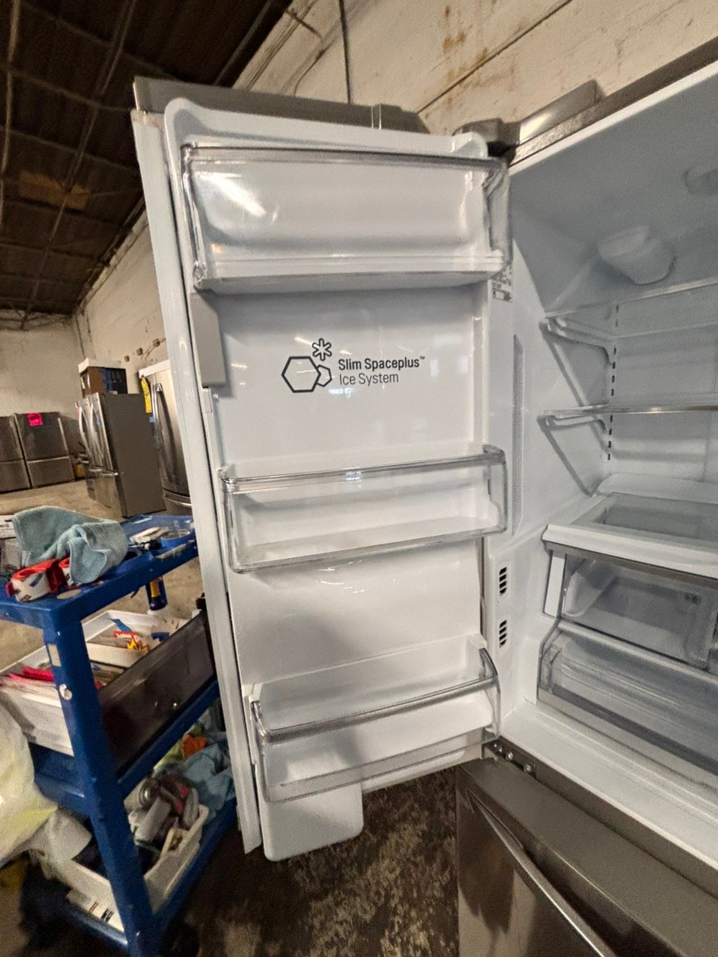 >LG door-in door French Door Refrigerator Super-Capacity with ice maker & water dispenser ,with  used-refurbished #LG30PASB