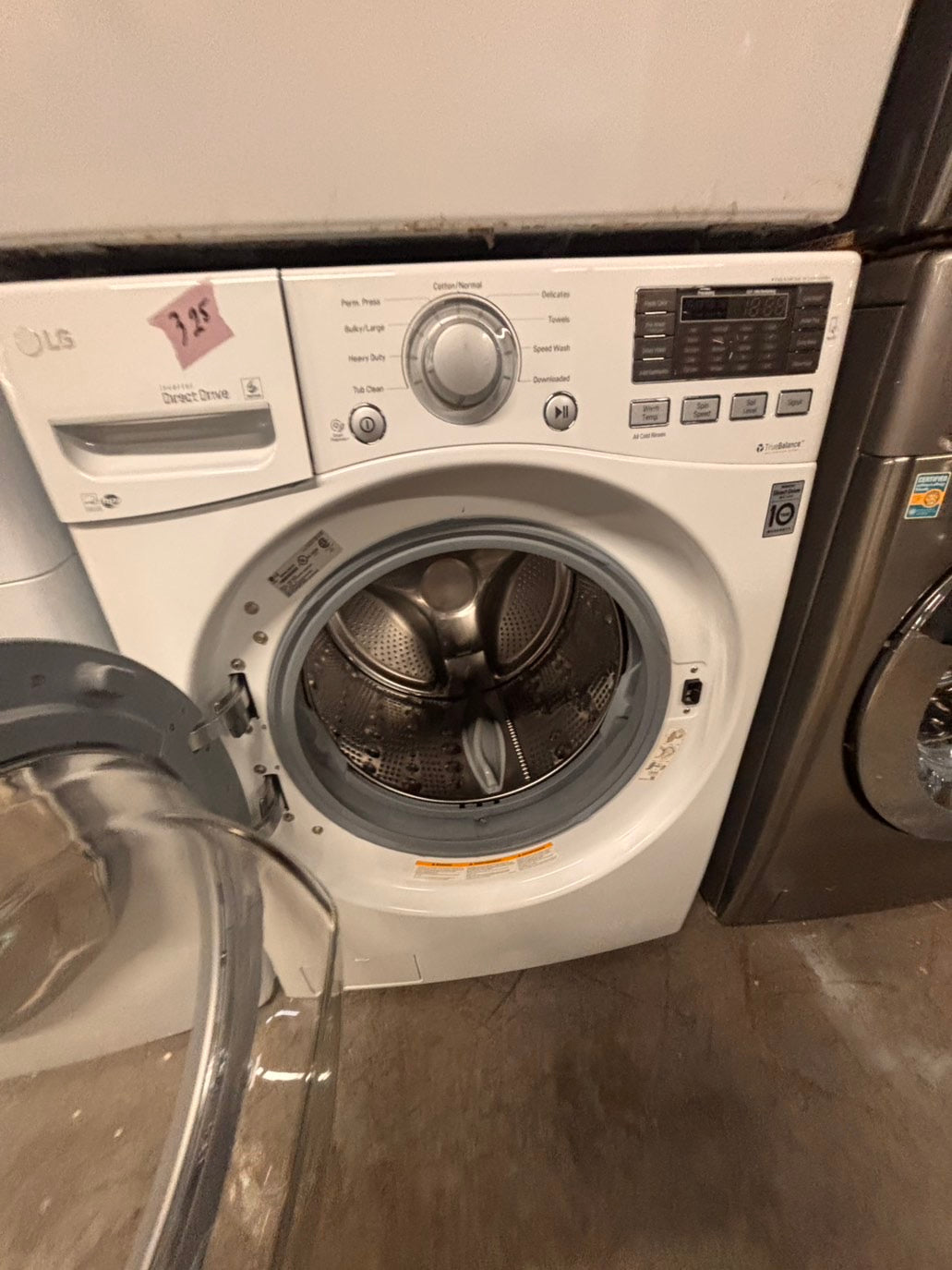 >* special🎉LG washer & dryer set electric 220v front load stackable or side by side - sensor dry in white  #WQ115SET