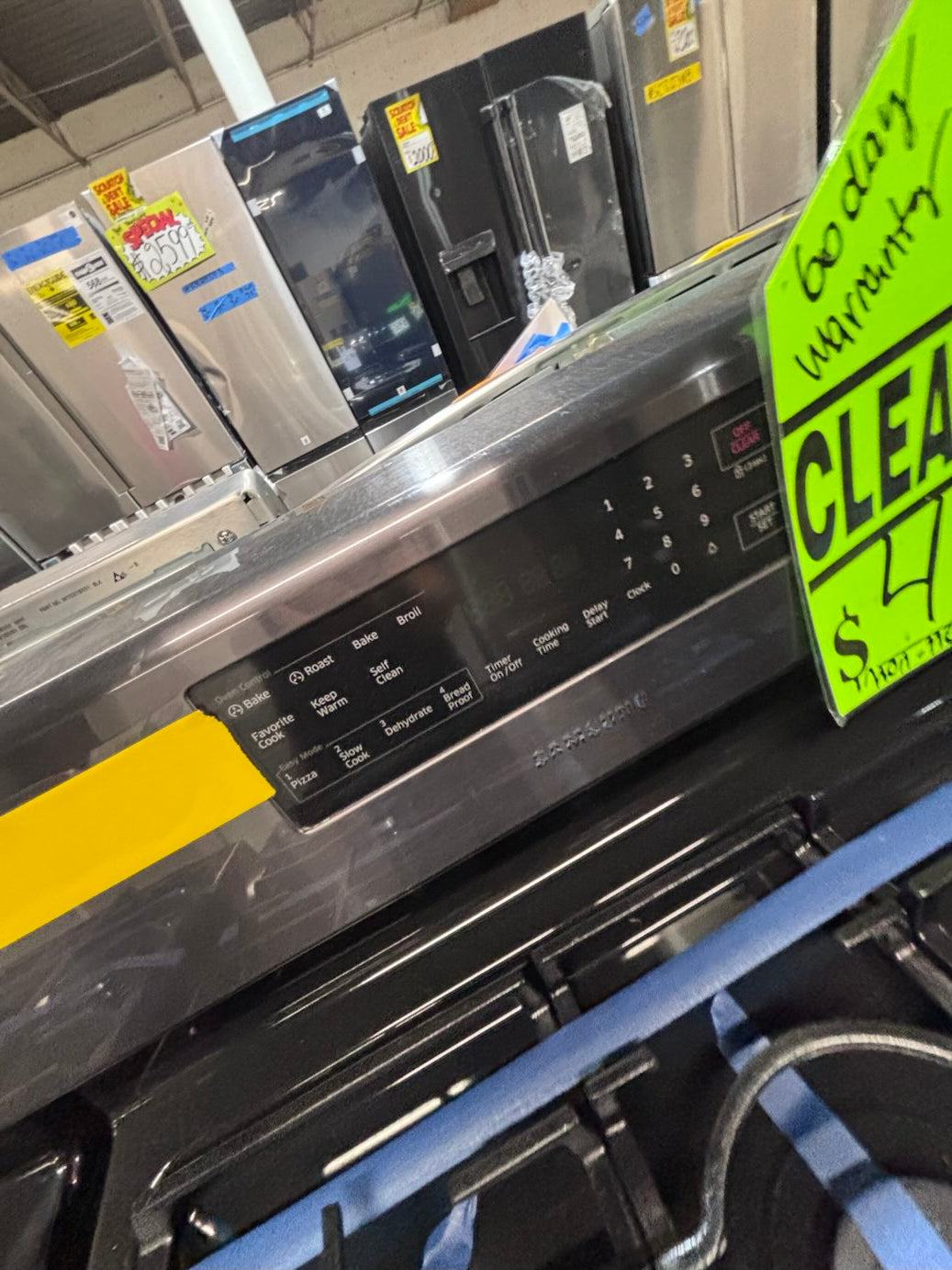 }sale🎈🔥samsung Gas range 5 burner convection oven bake ,broil Hi/Lo self clean in black stainless steel working 💯 with warranty ,used-Refurbished 30” #SB2006B