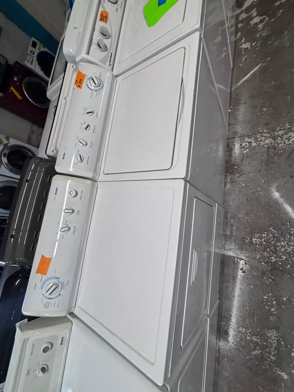 }sale 🔥🔥KENKORE  top load washer with agitator & electric dryer 220v  set   top load side by side working 💯  with warranty top load side by side #SKS61YB