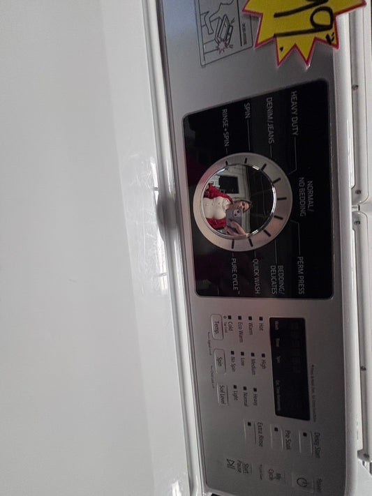 >Samsung Top load washing machine side x side large capacity no agitator 27" used-Refurbished #WH3PB