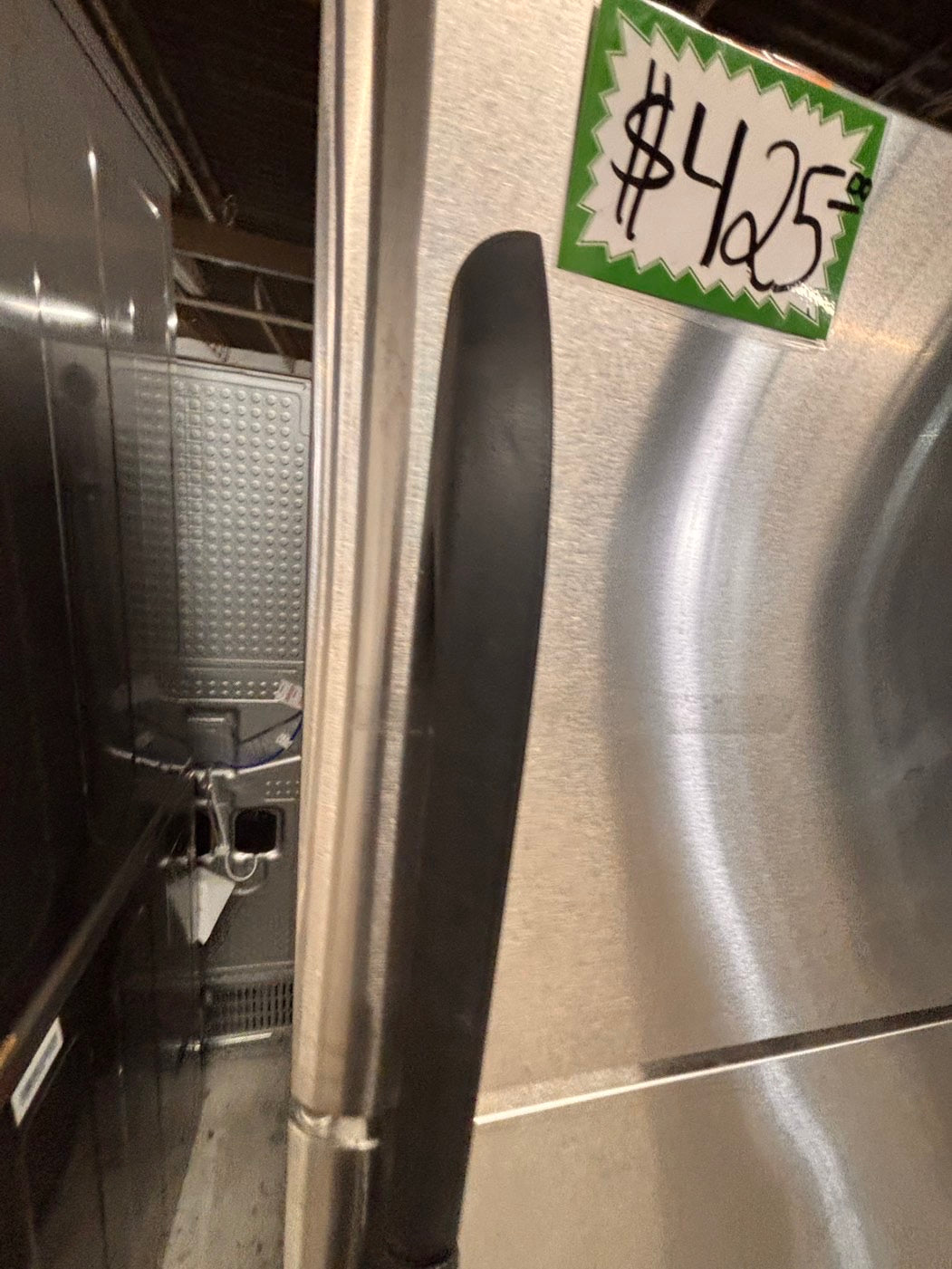 >*frigidaire  top freezer refrigerator stainless steel used-refurbished 30"x 681/2h #RF21ZRB