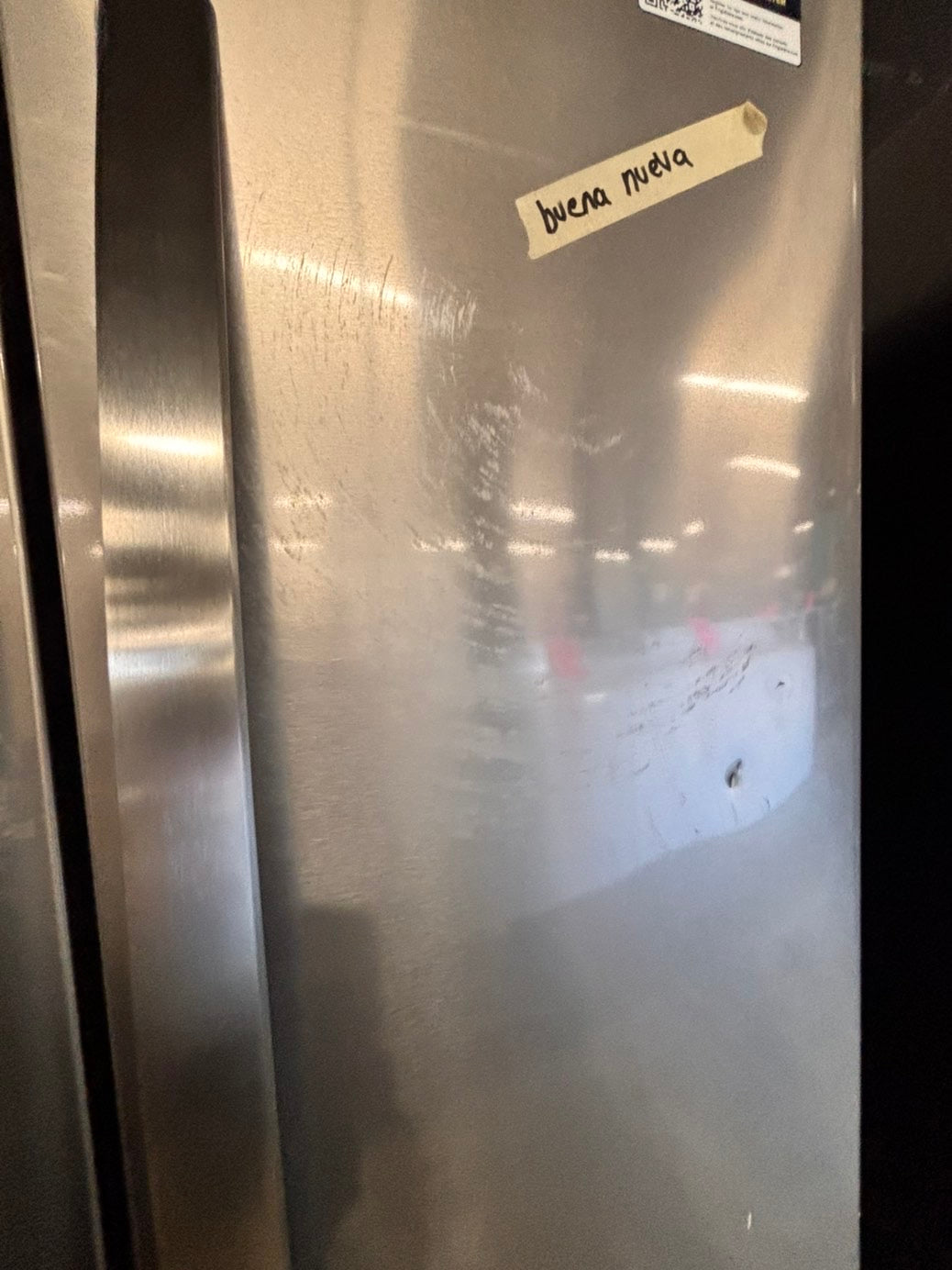 >frigidaire Open box 📦 New S/d 31.5 in. 18 cu. ft. Counter Depth French Door Refrigerator in Fingerprint-Resistant Stainless Look       #RNZG18LL