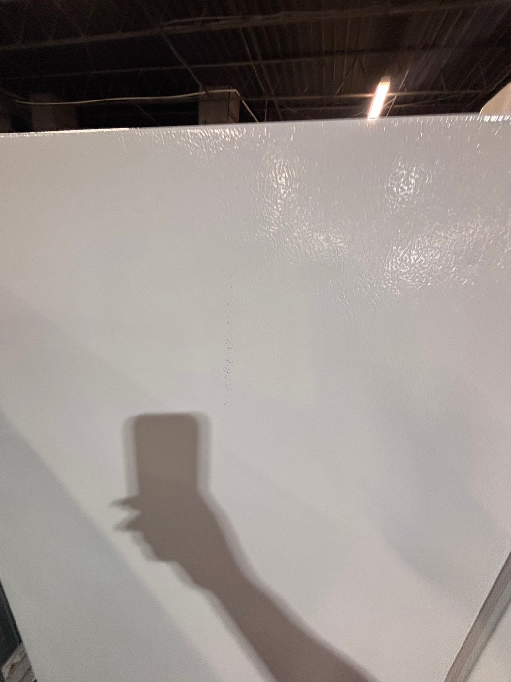 >>whirlpool 33” bottom freezer refrigerator no ice maker white color 33" used-refurbished #RFW9D5B