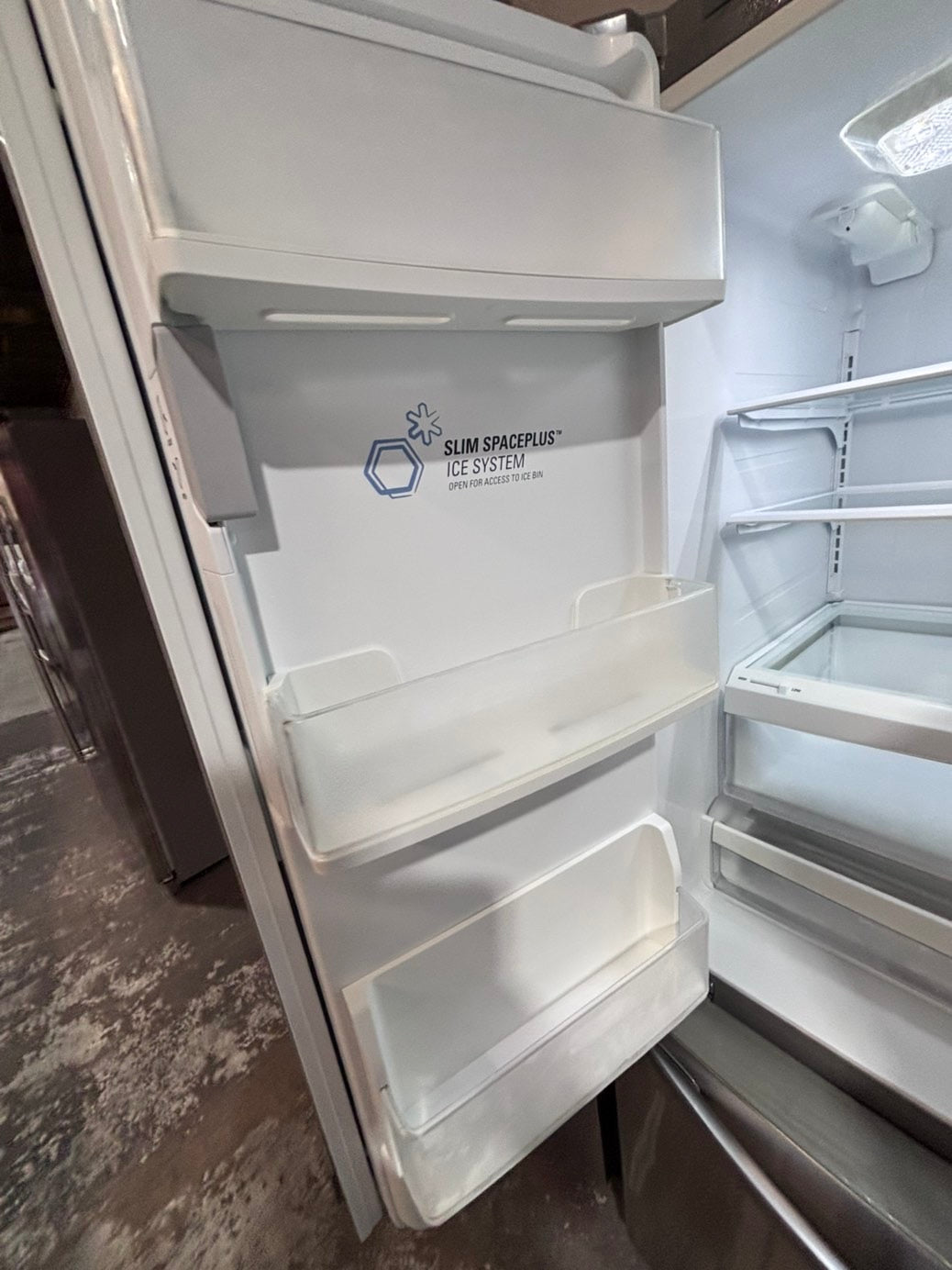 >* special 🔥used-Refurbished LG 36”w x69h x 29 depth refrigerator stainless steel w/ice & water dispenser 36 “ #LGDS73B