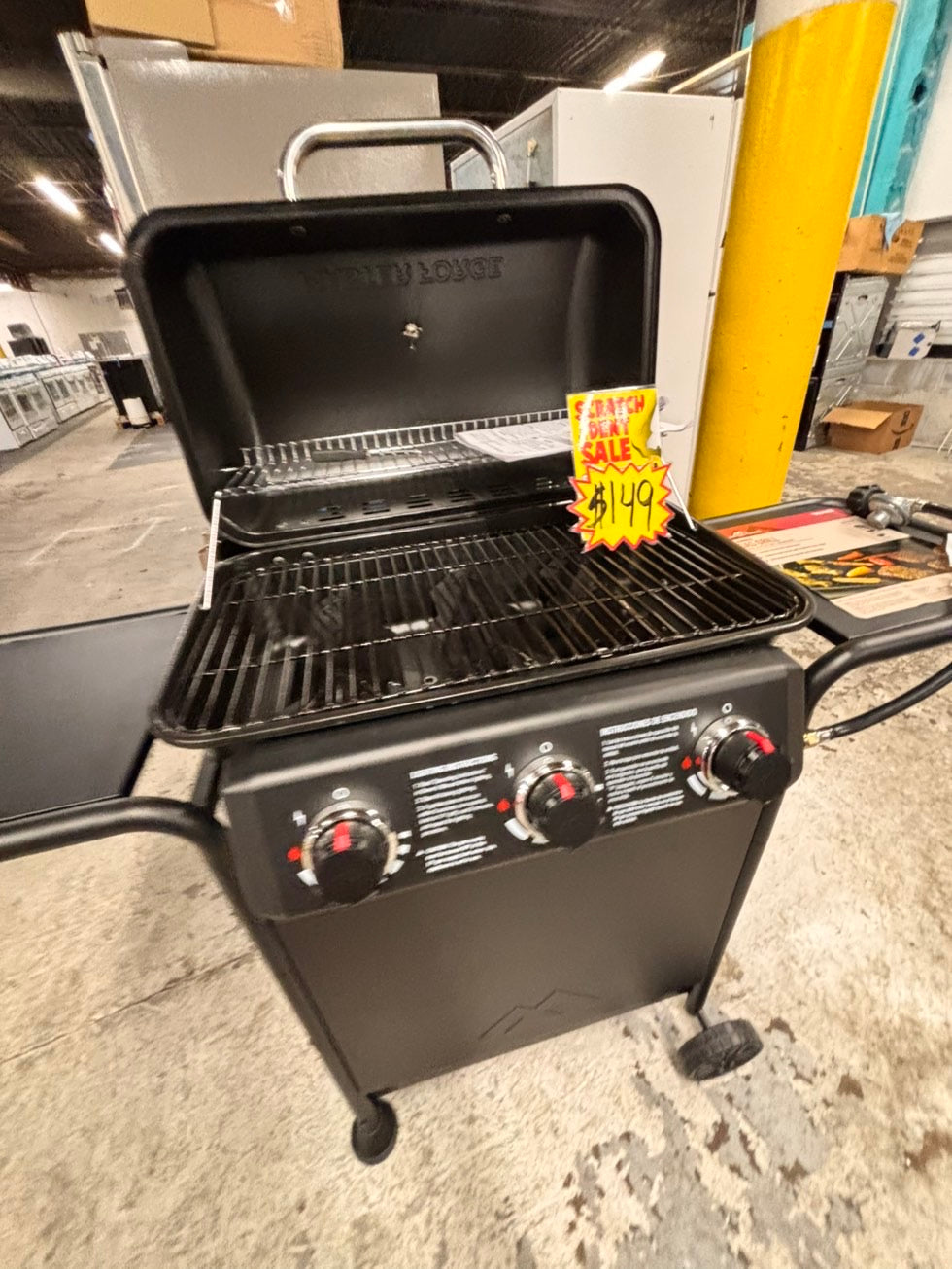 >New open box 📦 Master force gas grill ,Upgrade your outdoor cooking with this reliable propane gas grill, built for consistent performance and plenty of cooking space—perfect for cookouts, family gatherings, and everyday grilling.    #GGH33B