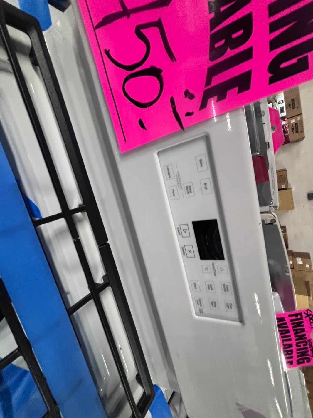 >Whirlpool Gas stove convection oven  5 Burner broil & bake 30” white used-refurbished #AWGRAB