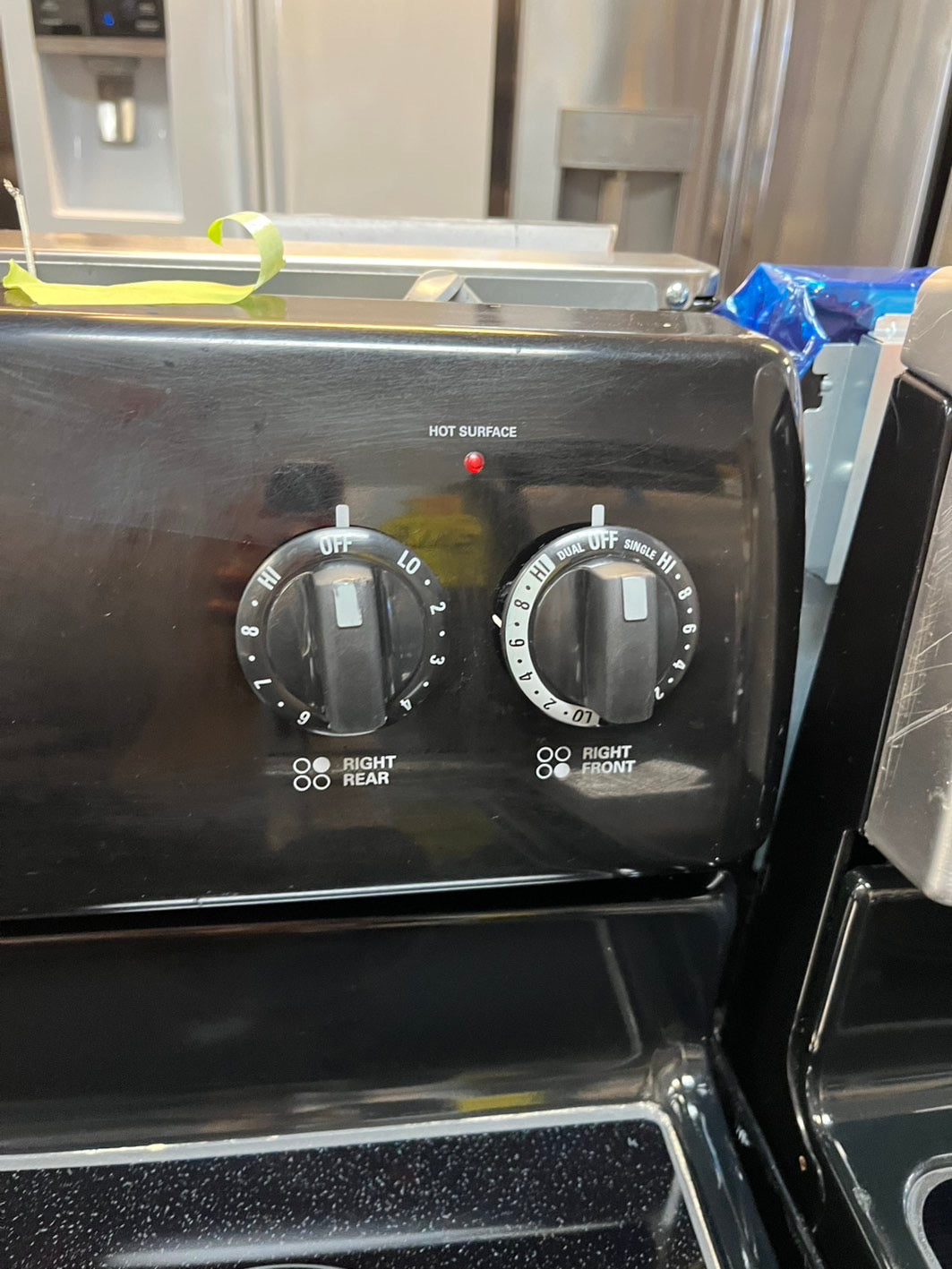 Kenmore glass top electric range 220v 5 burner black broil bake self clean Refurbished 30" #TT123L
