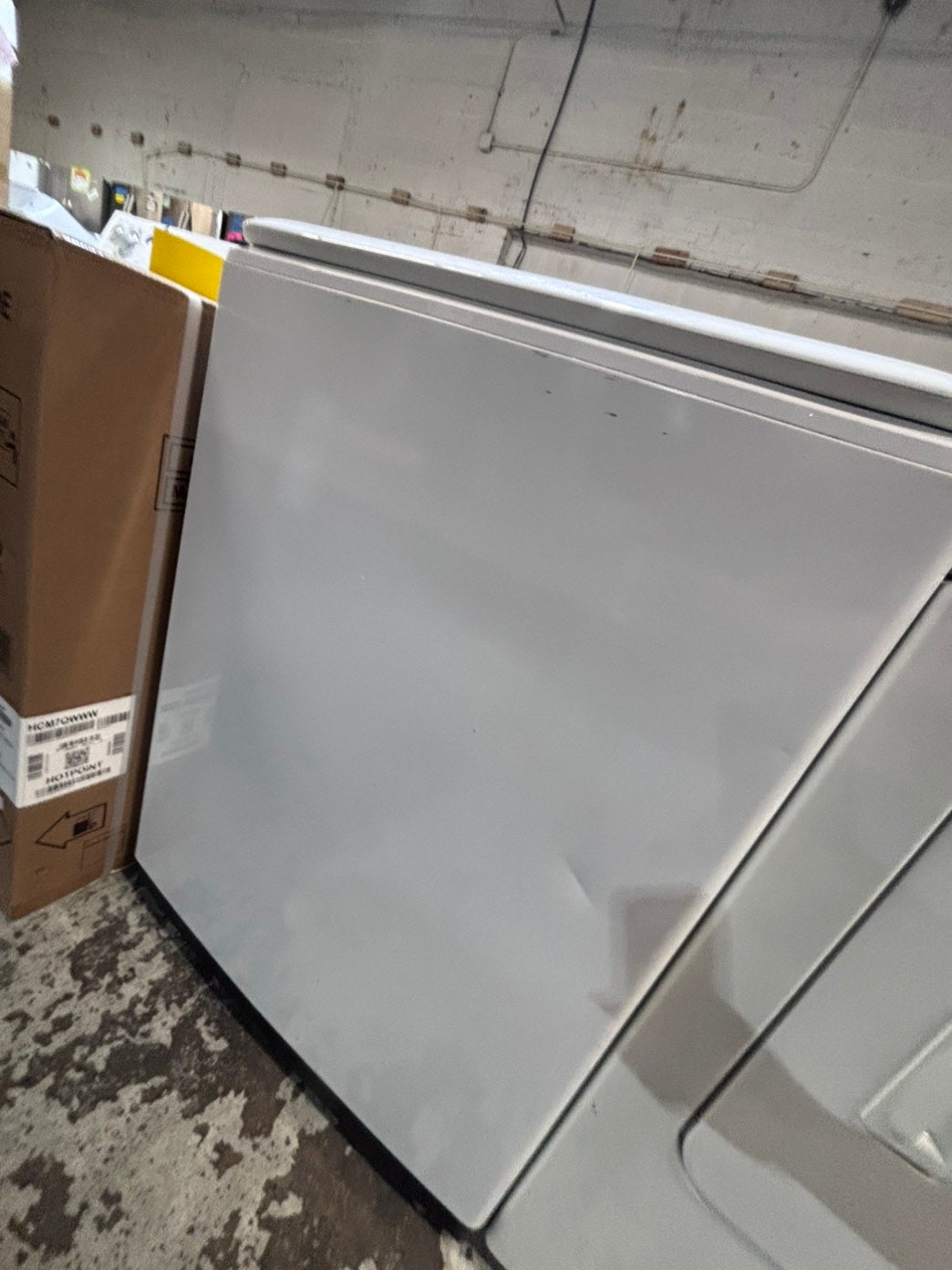 >*samsung extra Large capacity white color Top load washer Drum stainless steel used,refurbished #SWQR57B