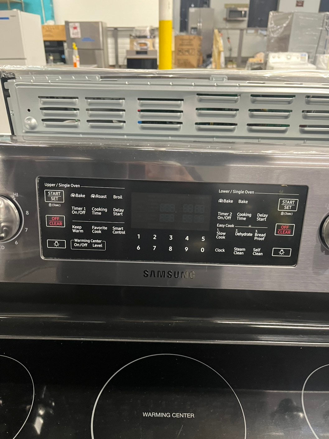 Samsung 5.9 cu. ft. Flex Duo black Stainless Steel Electric Range 30” #ERSM230B